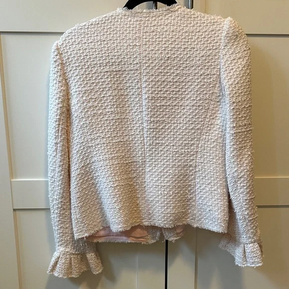 Rebecca Taylor Textured pink/white Blazer - Picture 3 of 3